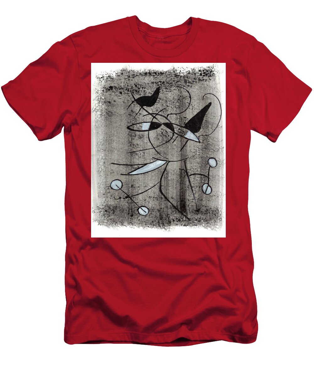 Chat Halterophile - T-Shirt