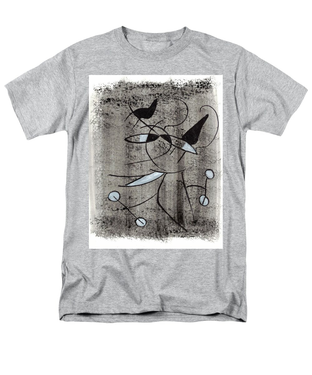 Chat Halterophile - Men's T-Shirt (Regular Fit)