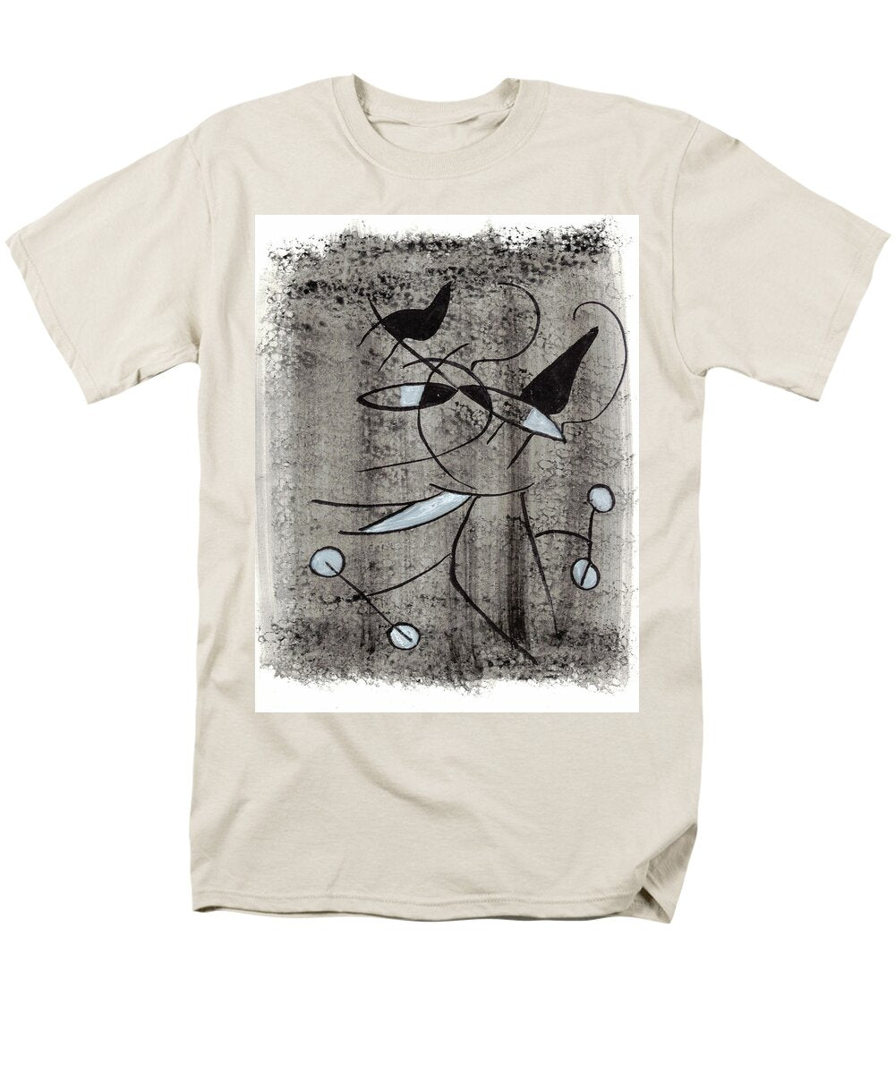 Chat Halterophile - Men's T-Shirt (Regular Fit)