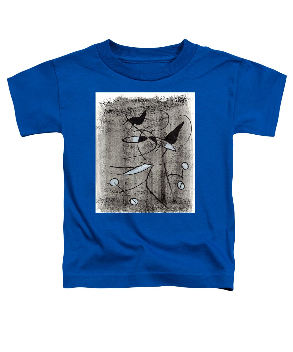 Chat Halterophile - Toddler T-Shirt