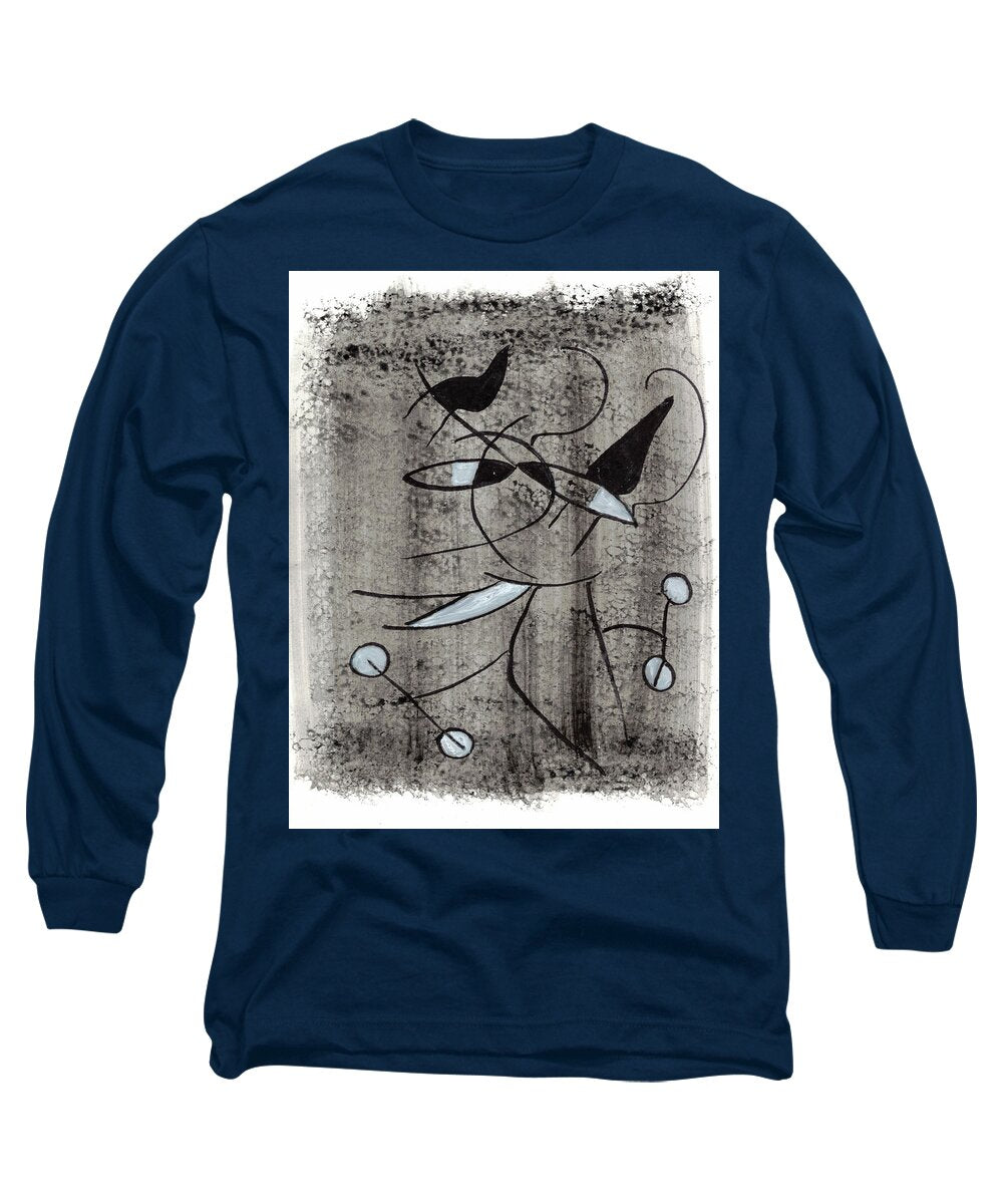 Chat Halterophile - Long Sleeve T-Shirt