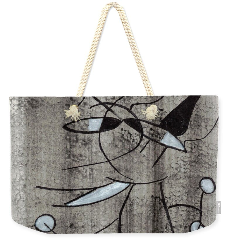 Chat Halterophile - Weekender Tote Bag