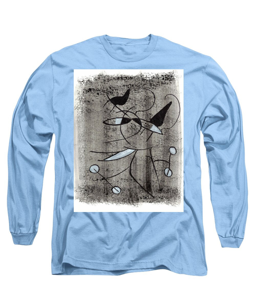 Chat Halterophile - Long Sleeve T-Shirt