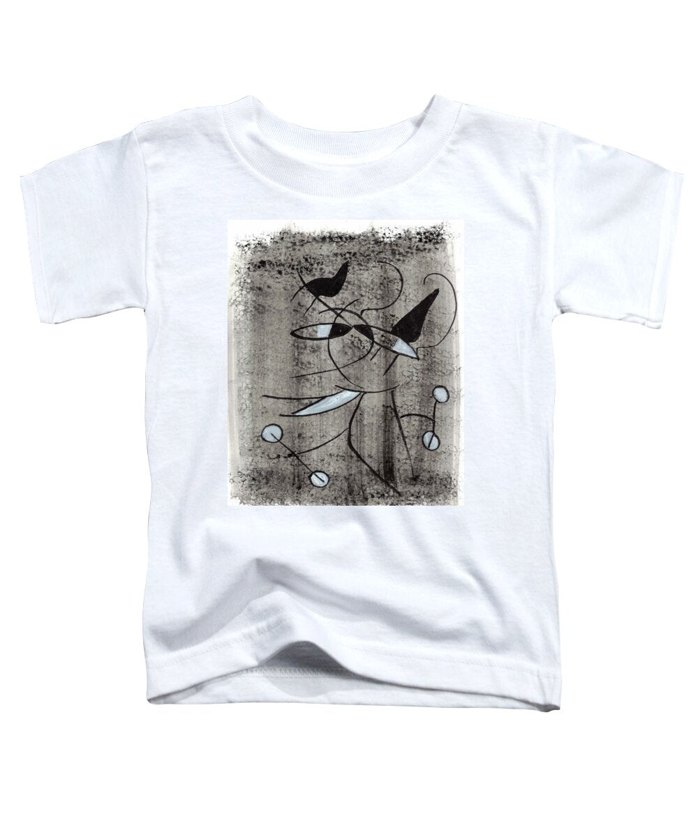 Chat Halterophile - Toddler T-Shirt