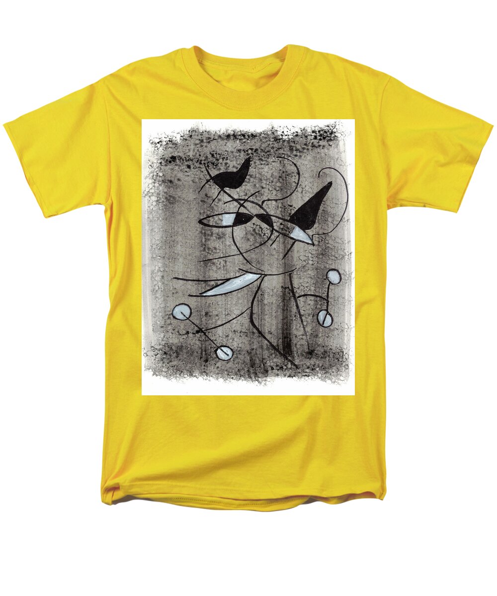 Chat Halterophile - Men's T-Shirt (Regular Fit)