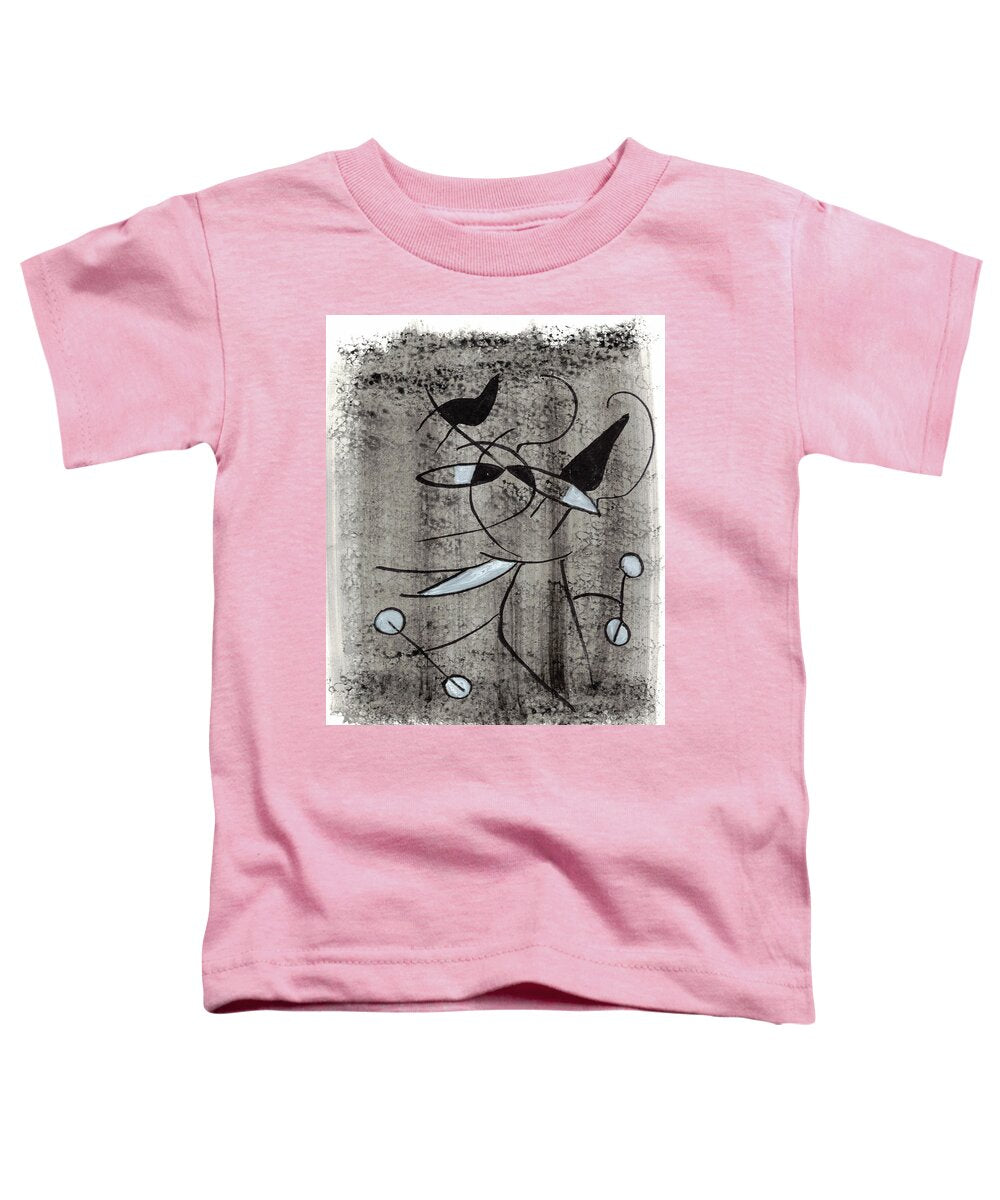 Chat Halterophile - Toddler T-Shirt