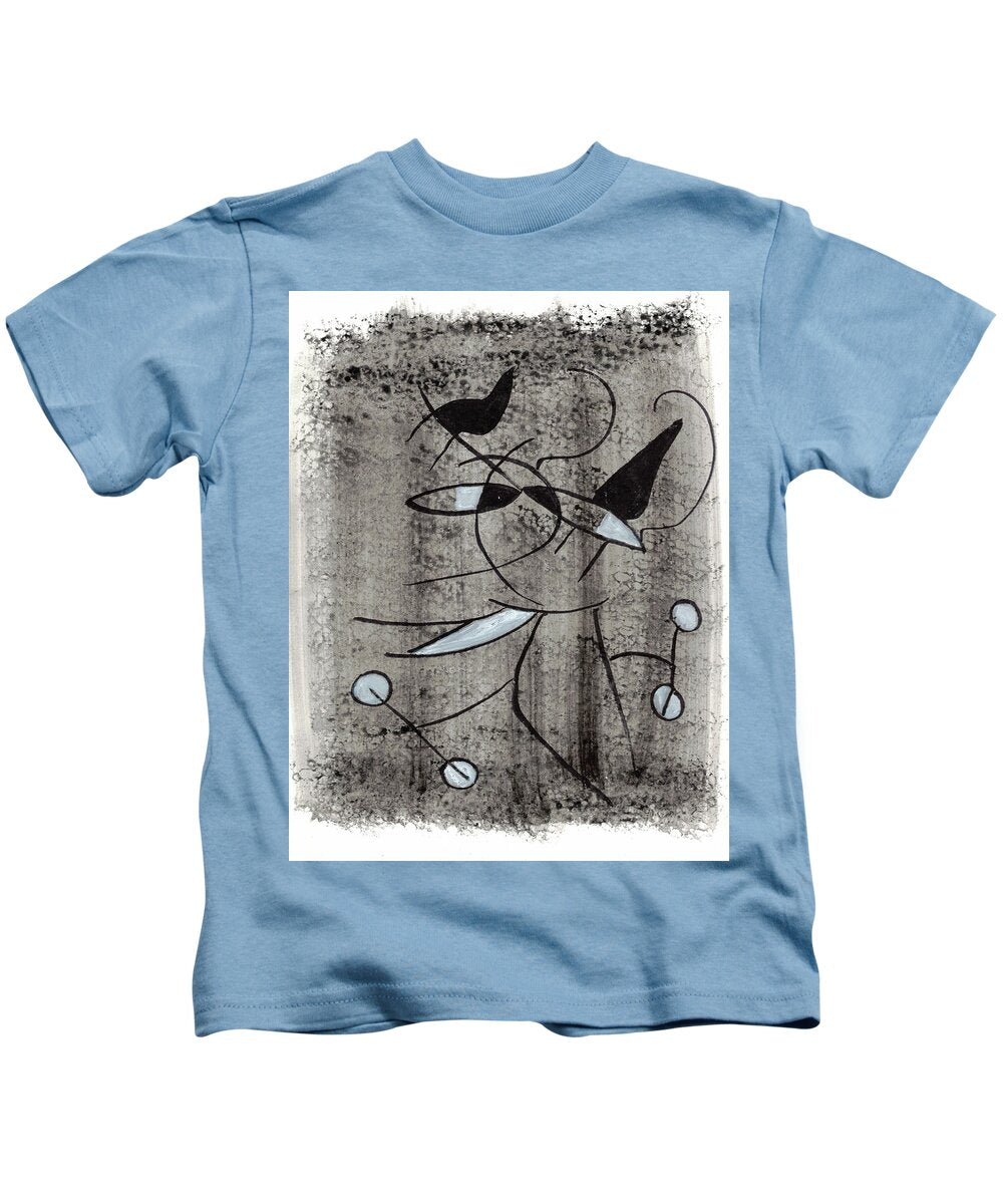 Chat Halterophile - Kids T-Shirt
