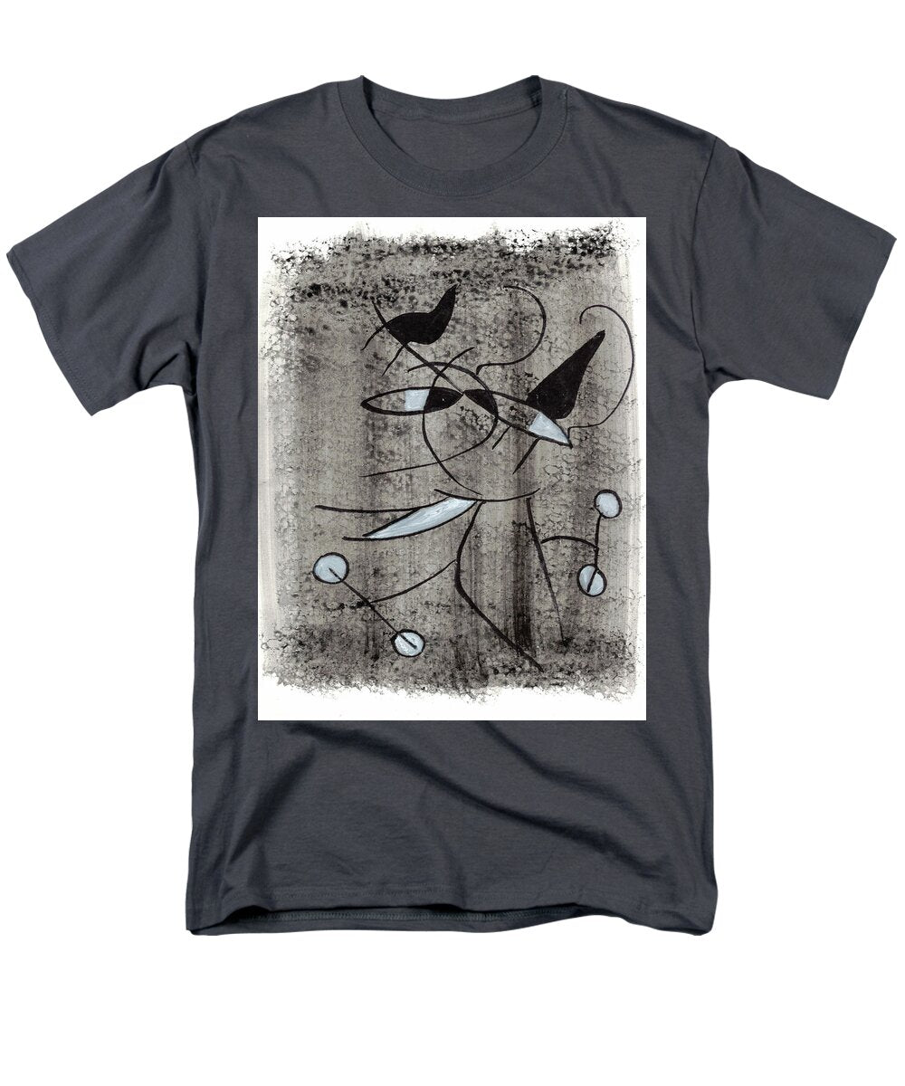 Chat Halterophile - Men's T-Shirt (Regular Fit)