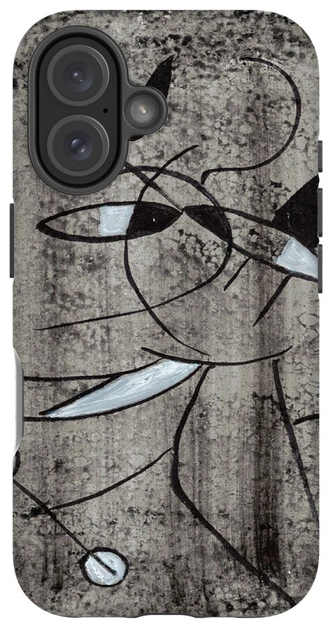 Chat Halterophile - Phone Case