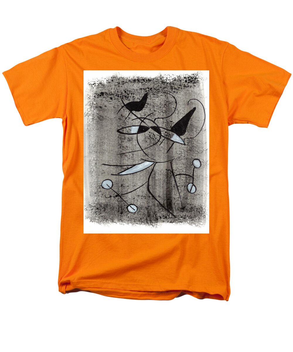 Chat Halterophile - Men's T-Shirt (Regular Fit)