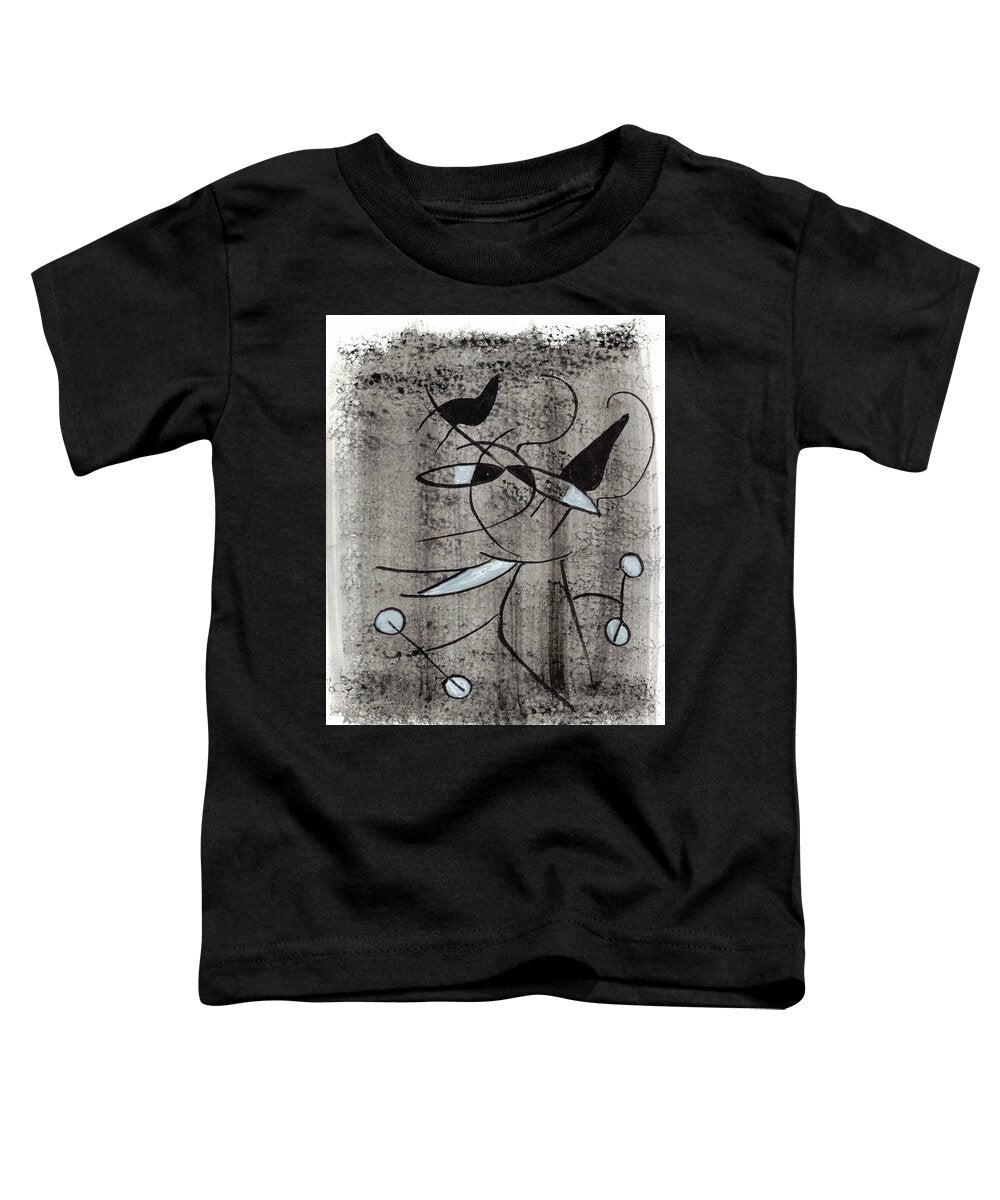 Chat Halterophile - Toddler T-Shirt