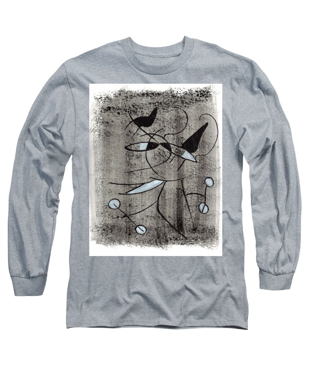Chat Halterophile - Long Sleeve T-Shirt