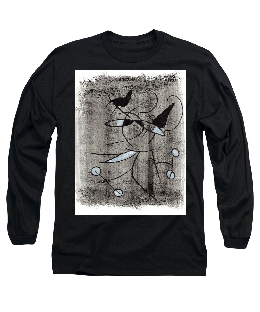 Chat Halterophile - Long Sleeve T-Shirt