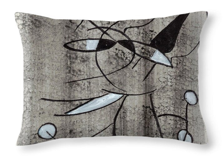 Chat Halterophile - Throw Pillow