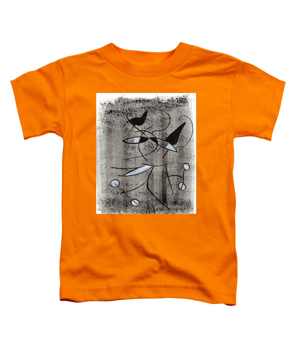 Chat Halterophile - Toddler T-Shirt