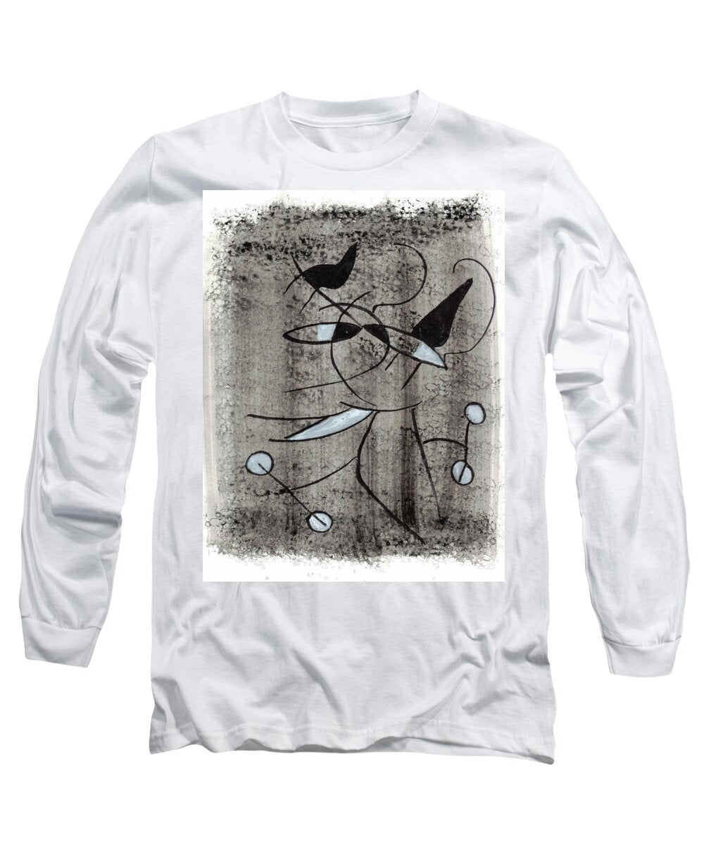 Chat Halterophile - Long Sleeve T-Shirt