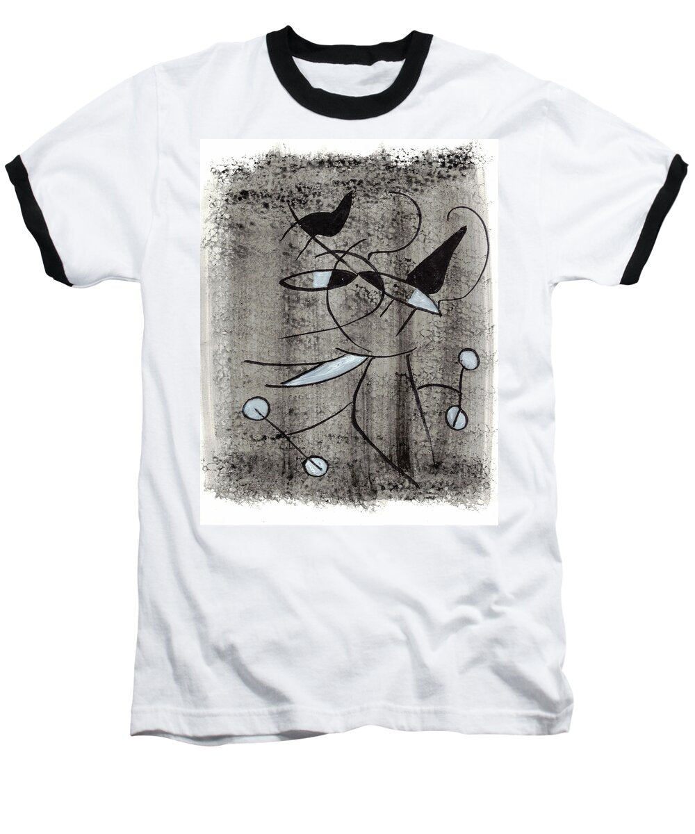 Chat Halterophile - Baseball T-Shirt