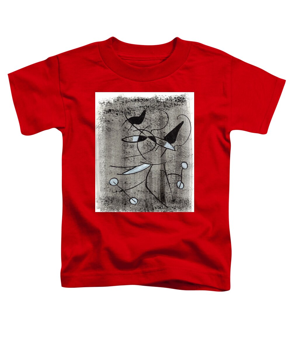 Chat Halterophile - Toddler T-Shirt