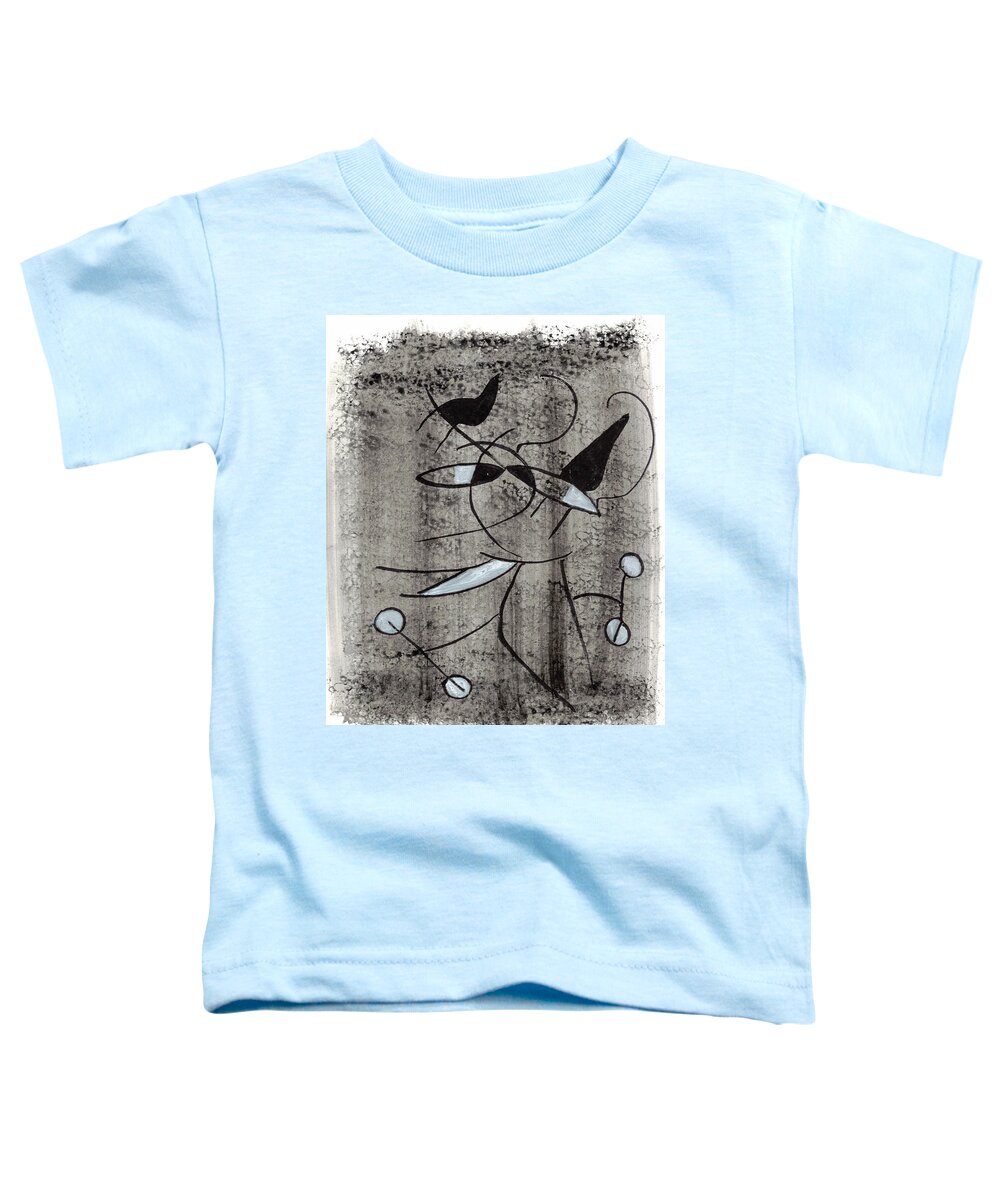 Chat Halterophile - Toddler T-Shirt