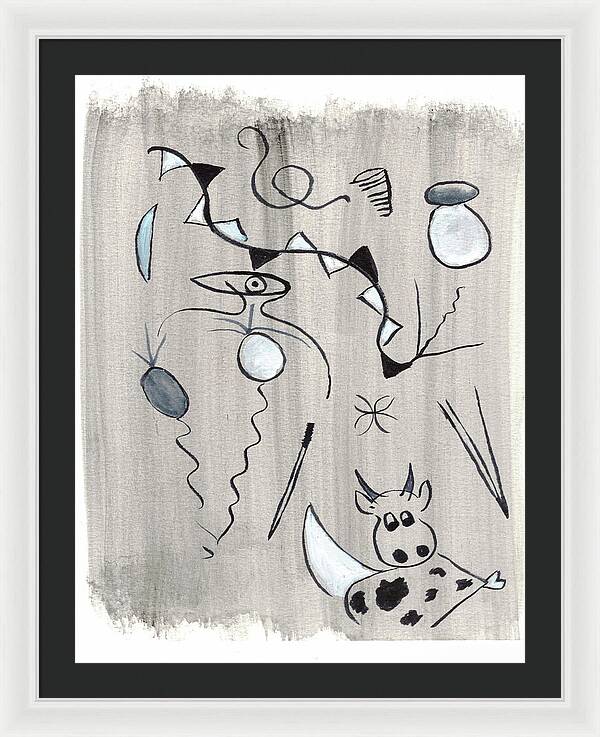 Course Landaise - Framed Print