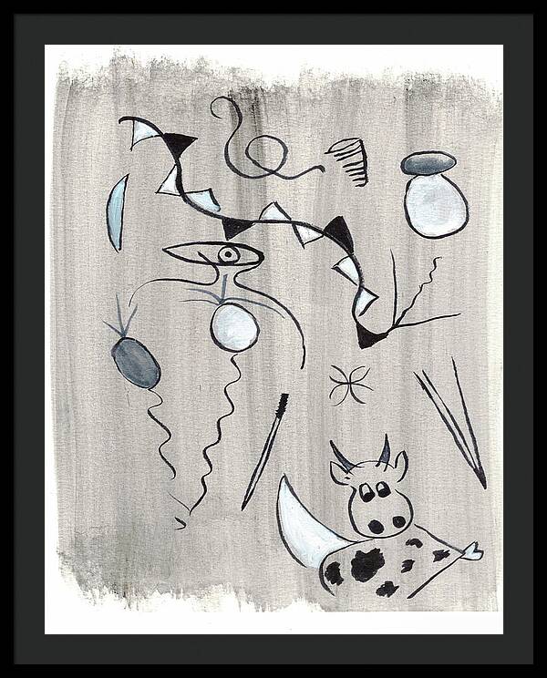 Course Landaise - Framed Print
