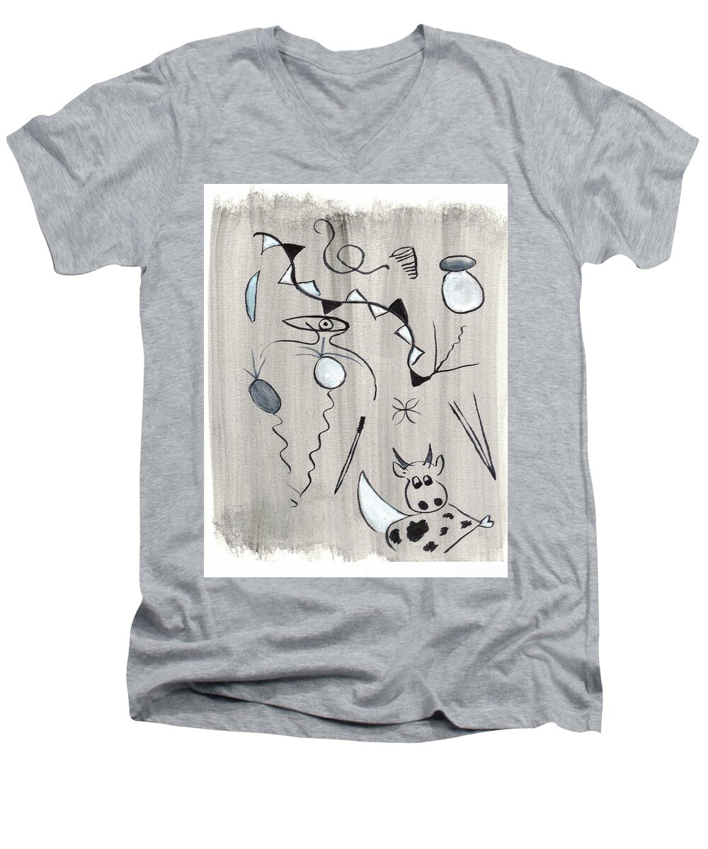 Course Landaise - Men's V-Neck T-Shirt