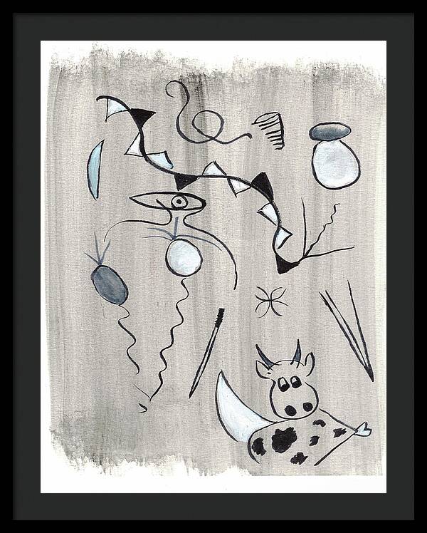 Course Landaise - Framed Print
