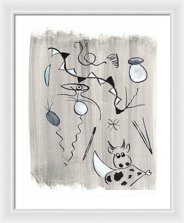 Course Landaise - Framed Print
