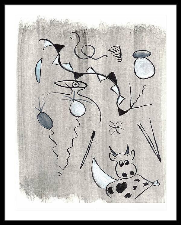 Course Landaise - Framed Print