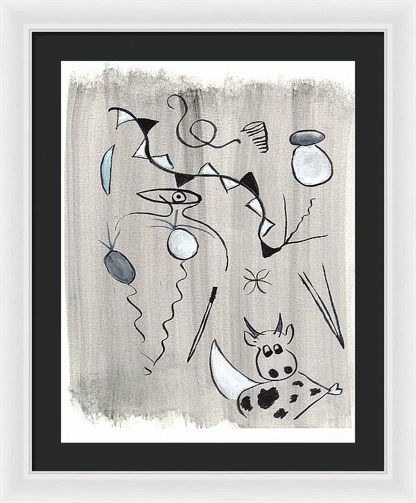 Course Landaise - Framed Print