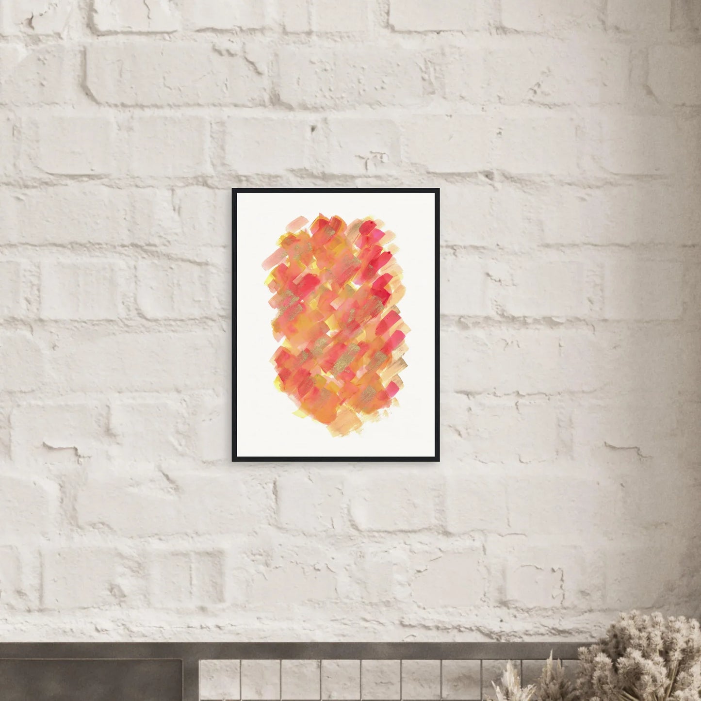 Affiche Encadrée Museum-Quality Matte Paper Wooden Framed Poste Sunset Ember - Laure Leprince - Artiste Peintre