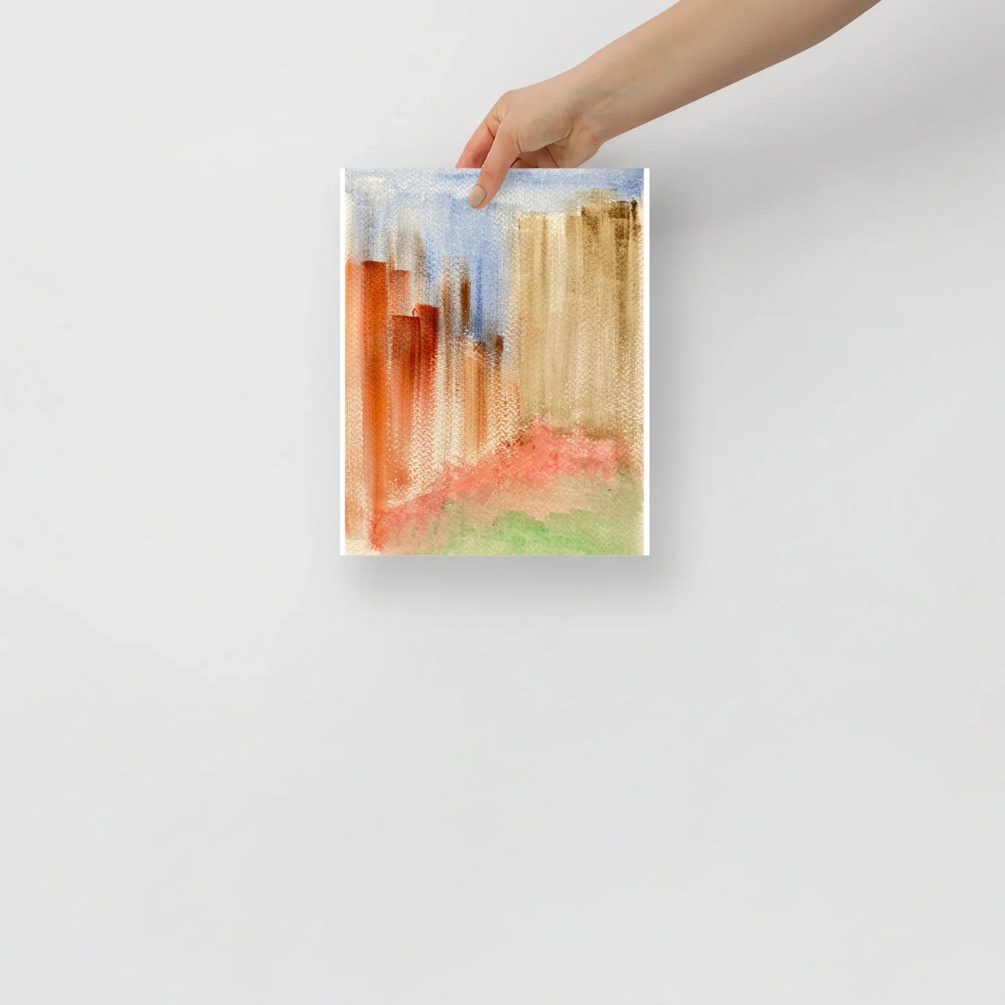 Affiche Aquarelle Abstraire RDJ 9 - Laure Leprince - Artiste Peintre