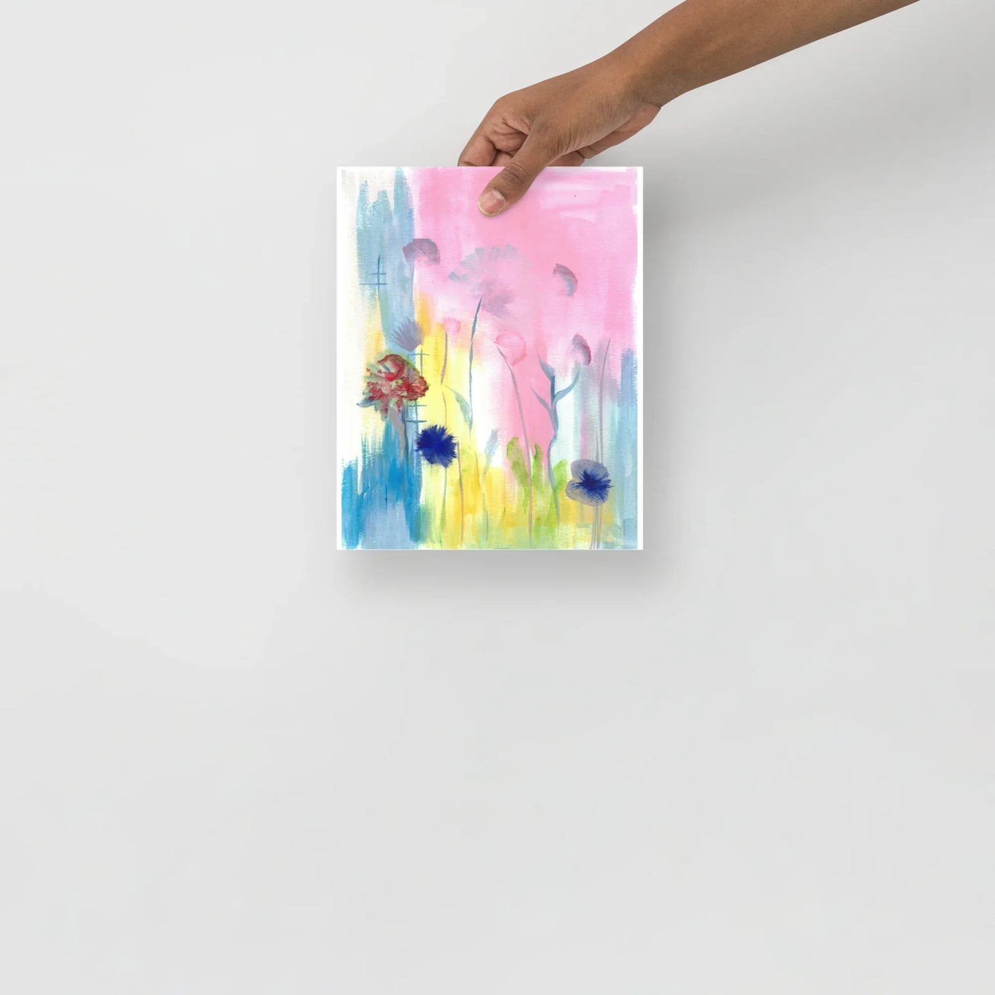 Affiche Aquarelle Abstraite RDJ 25 - Laure Leprince - Artiste Peintre