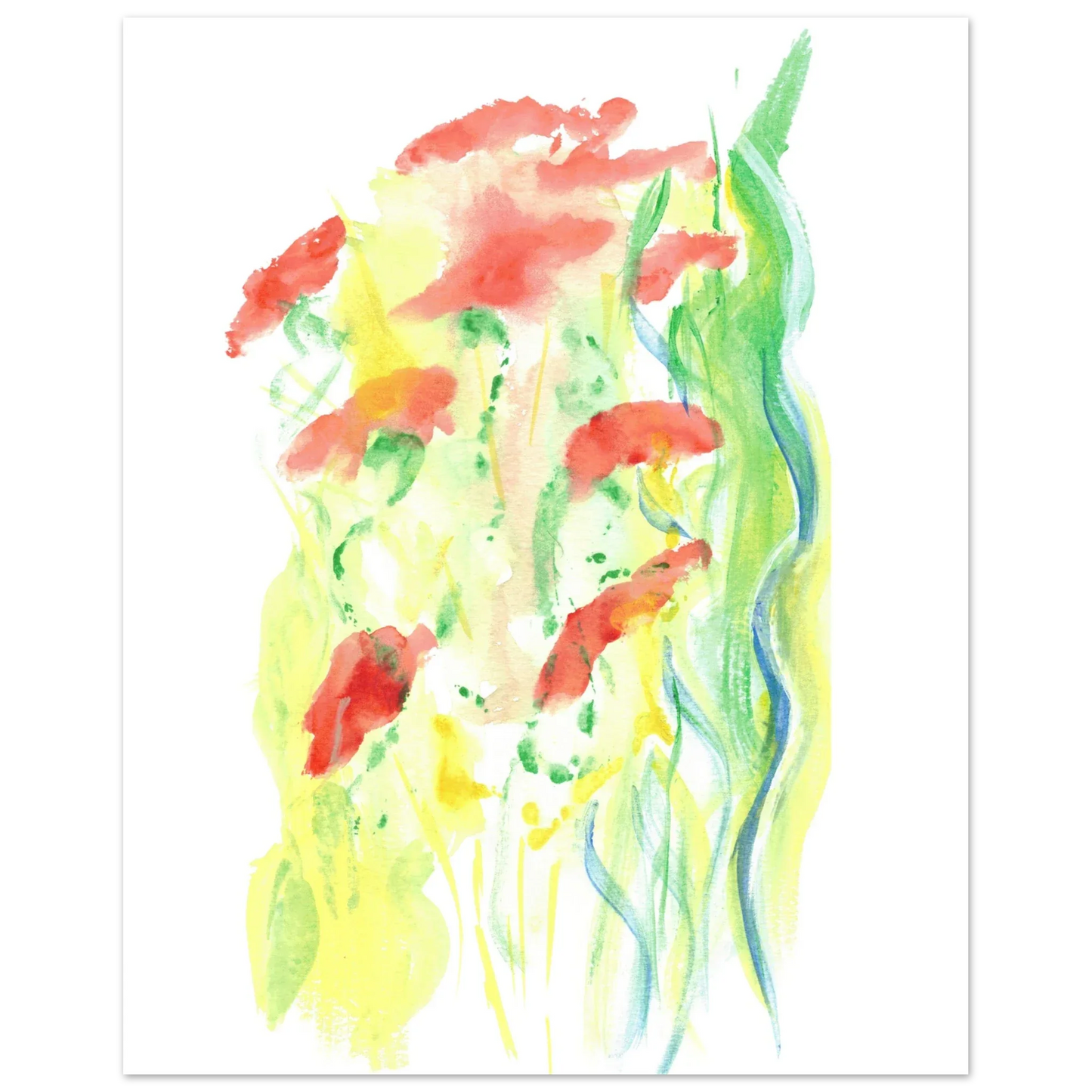 Affiche Premium Papier Mat – Bloom Dancer Par l'Artiste Laure Leprince - Laure Leprince - Artiste Peintre