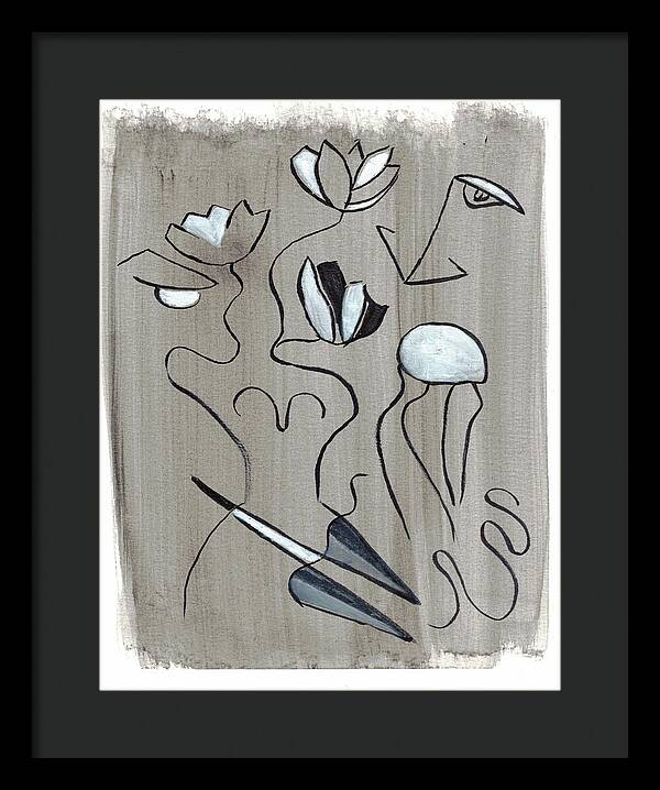 Femme Lotus - Framed Print