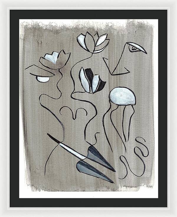 Femme Lotus - Framed Print