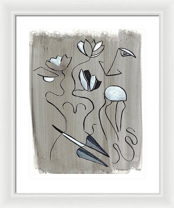 Femme Lotus - Framed Print