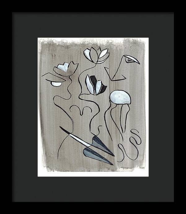 Femme Lotus - Framed Print