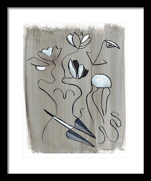 Femme Lotus - Framed Print