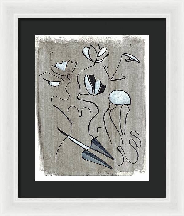 Femme Lotus - Framed Print