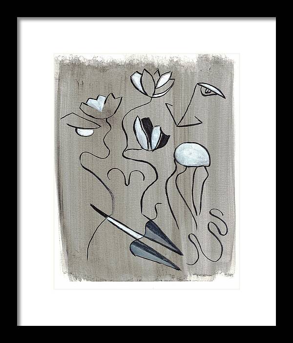 Femme Lotus - Framed Print
