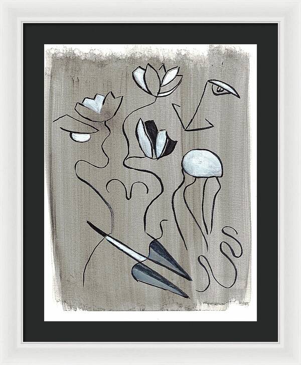 Femme Lotus - Framed Print