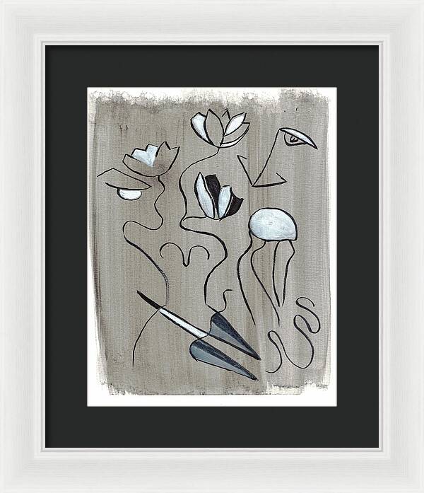 Femme Lotus - Framed Print