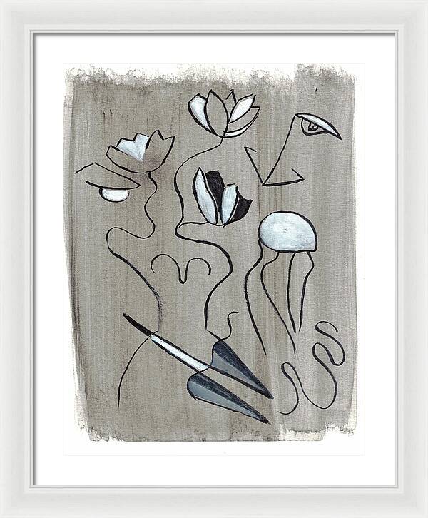 Femme Lotus - Framed Print