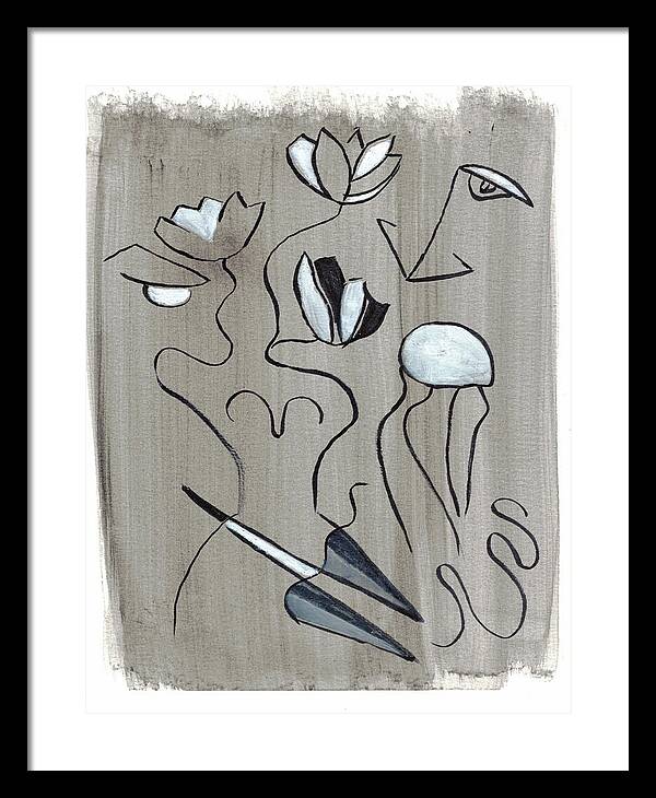 Femme Lotus - Framed Print