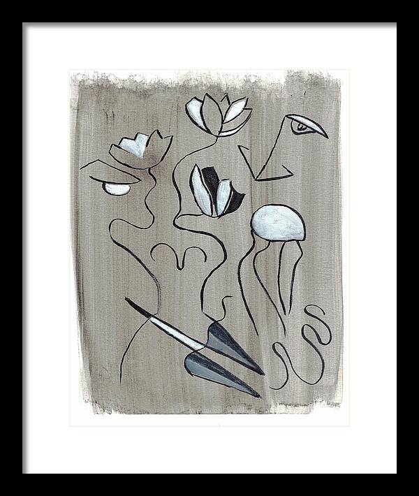 Femme Lotus - Framed Print