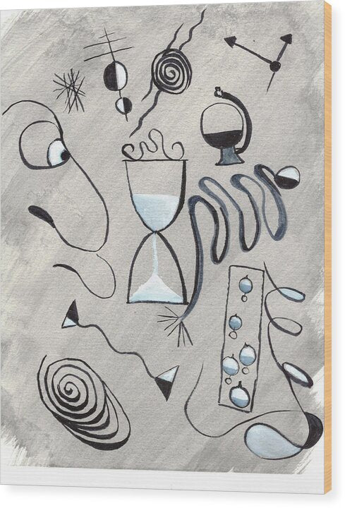 Le Temps Pass - Wood Print