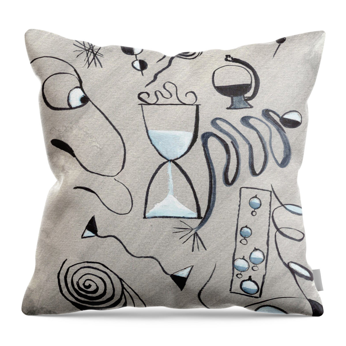 Le Temps Pass - Throw Pillow