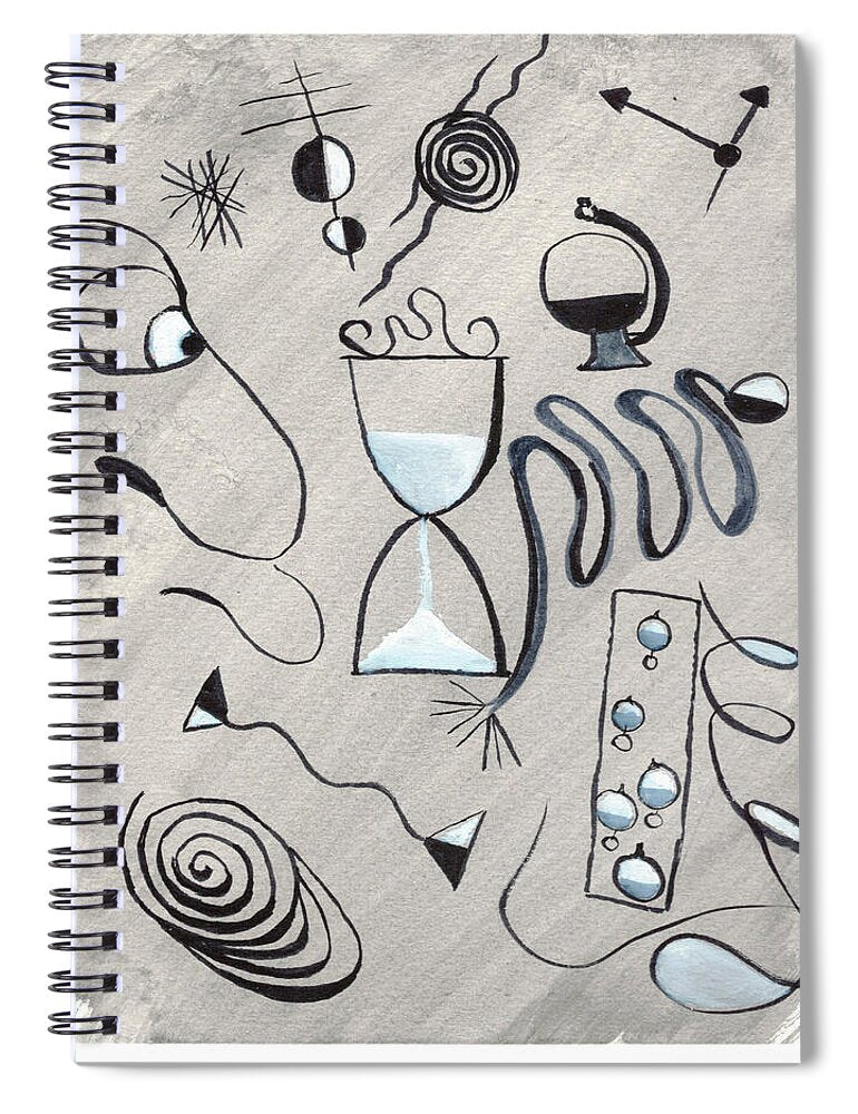Le Temps Pass - Spiral Notebook