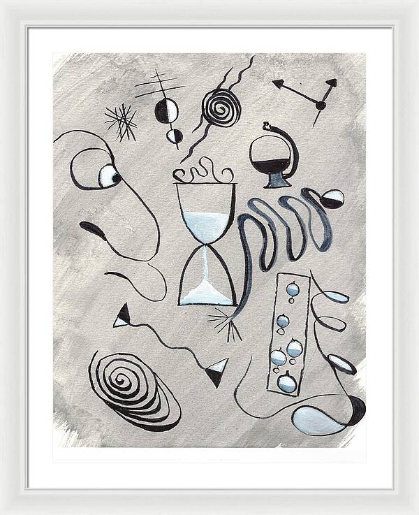 Le Temps Pass - Framed Print